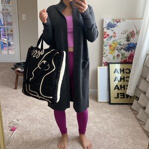 Athleta merino wool & cashmere cardigan. Xs-s